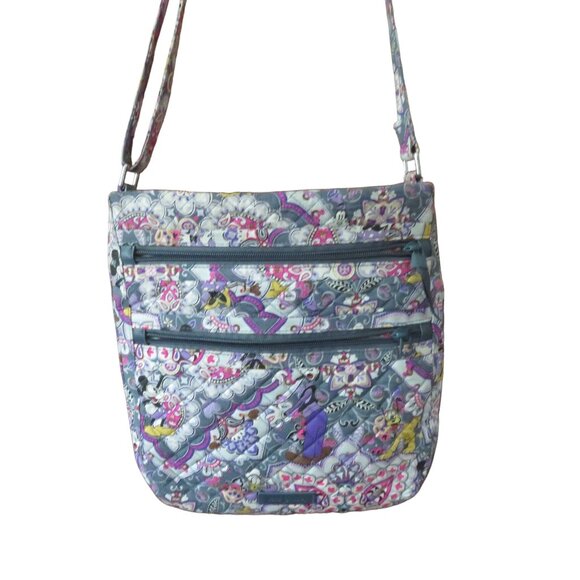 ⭐️HP⭐️Vera Bradley 3 Zip Hipster Bag-Mickey's Sweet Treats and Sweet Treat Ditsy - Picture 3 of 12